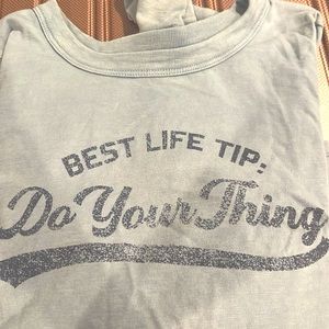 Aerie Blue Long Sleeve Tee